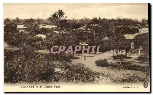 Cartes postales Guinee Conakry vu du chateau d eau