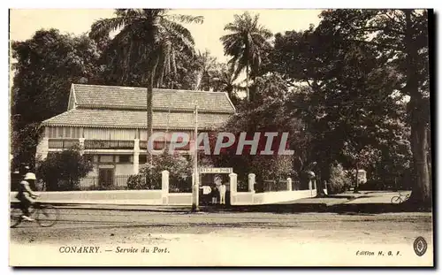 Cartes postales Guinee Conakry Service du port