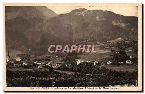 Cartes postales moderne Les Houches Le chef lieu l Essert et le Mont Lachat