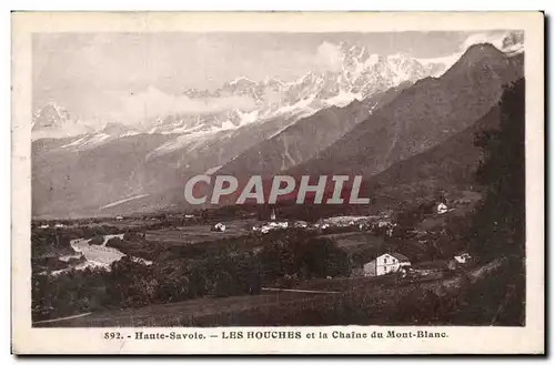 Cartes postales Les Houches et la chaine des Pyrenees