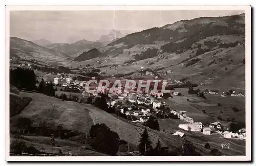 Cartes postales Megeve Vue generale et le val d Arly