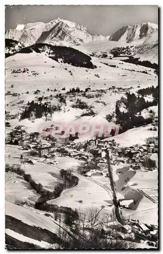 Cartes postales Megeve et le Mont blanc