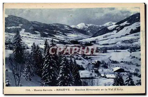 Cartes postales Megeve Station hivernale et le val d Arly