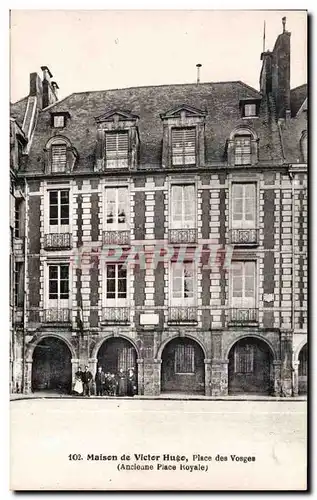 Ansichtskarte AK Paris Maison de Victor Hugo Place des Vosges Ancienne place royale