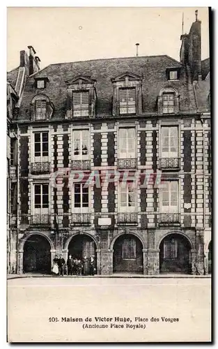 Ansichtskarte AK Paris Maison de Victor Hugo Place des Vosges Ancienne place royale