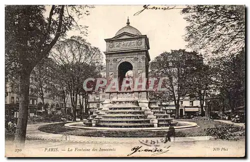 Ansichtskarte AK Paris Place des Innocents