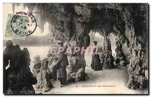 Cartes postales Vincennes La grotte du lac Daumesnil