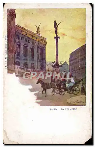 Cartes postales Paris La rue Aubert