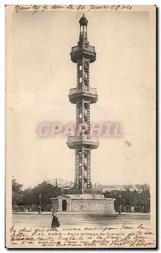 Cartes postales Paris Puits artesien de Grenelle