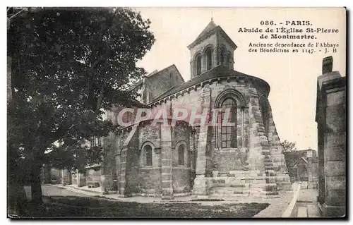 Cartes postales Paris Abside de l eglise St Pierre de Montmartre