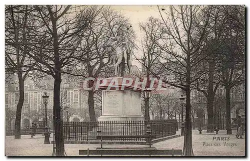 Cartes postales Paris Place des Vosges Publicite Bilirheine Laboratoires Mondolan Place des Vosges