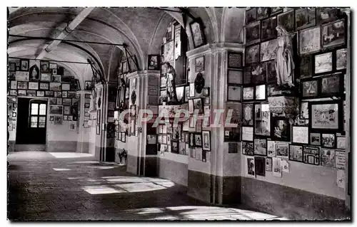 Moderne Karte Laghet Sanctuaire de ND de Laghet Ex voto dans le cloitre