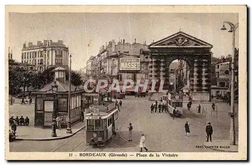 Bordeaux - Place de la Victoire - Ansichtskarte AK