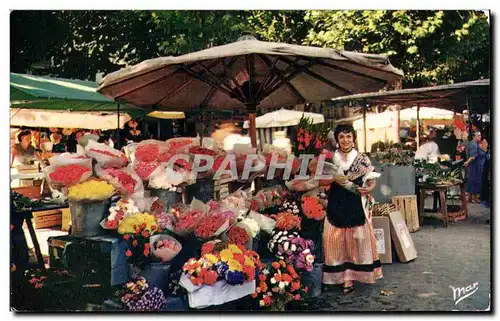 La Cote d Azur - Le Marche aux Fleurs - Cartes postales