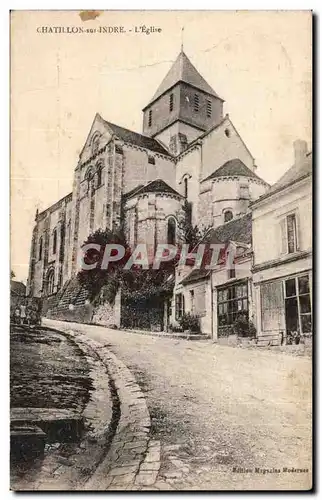 Chatillon sur Indre - L Eglise - Ansichtskarte AK