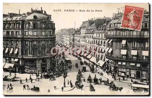 Paris - 2 - Rue de la Paix - Cartes postales