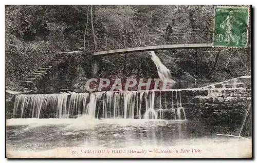 Lamalou le Haut - Cascades au Petit Vichy - Ansichtskarte AK