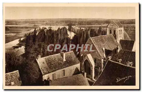 La Roche Posay - L Eglise et la Vallee de la Creuse - Ansichtskarte AK