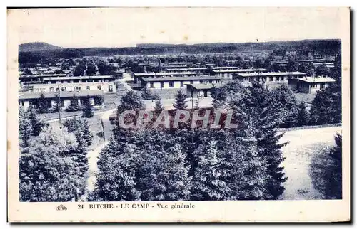 Bitche le camp Militaria - Vue Generale - Cartes postales