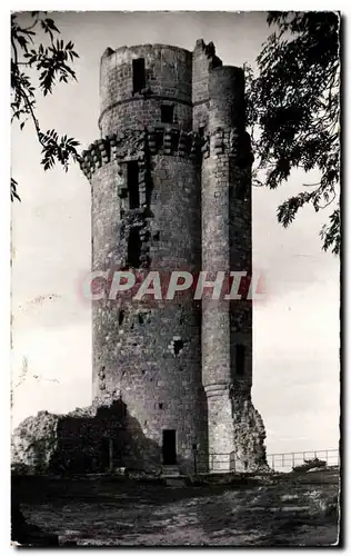 Moderne Karte Montlhery La tour du chateau