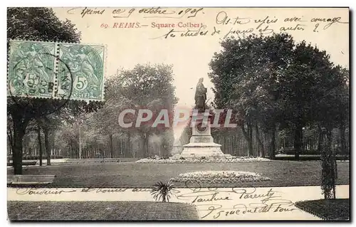 Cartes postales Reims Square Colbert