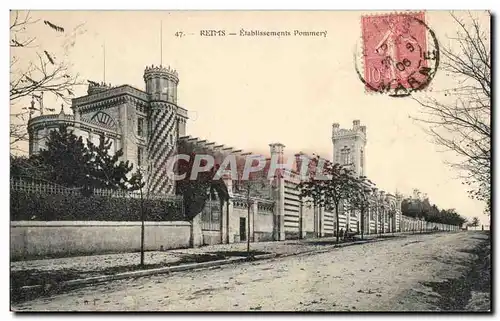 Cartes postales Reims Etablissements Pommery