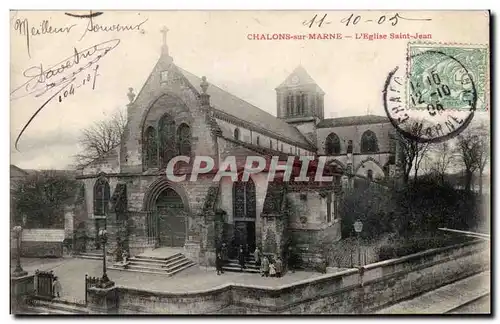 Ansichtskarte AK Chalons sur Marne L eglise Saint Jean