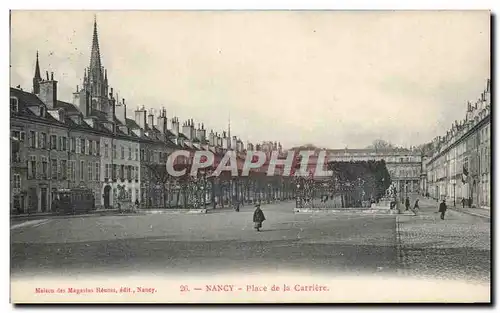 Cartes postales Nancy Place de la Carriere