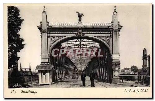 Cartes postales Strasbourg le pont de Kehl