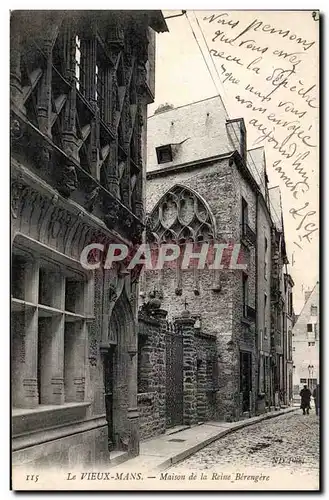 Ansichtskarte AK Le Mans Maison de la Reine Berangere