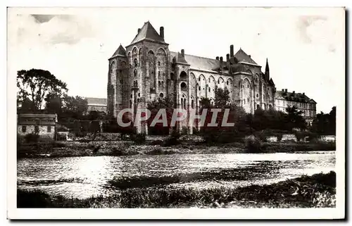 Moderne Karte Sable sur Sarthe l abbaye de Solesmes