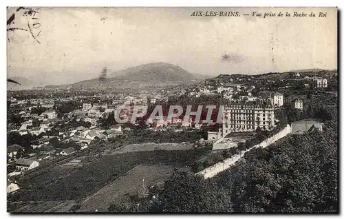 Ansichtskarte AK Aix les Bains Vue prise de la roche du Roi