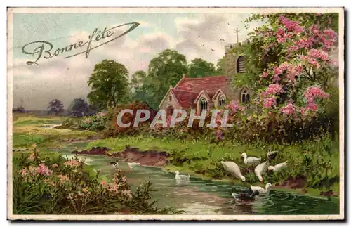 Cartes postales Fantaisie Paysage Bonne fete