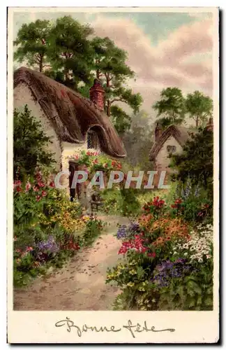 Cartes postales Fantaisie Paysage Bonne fete