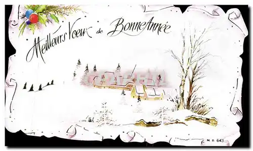 Cartes postales Fantaisie Bonne Annee