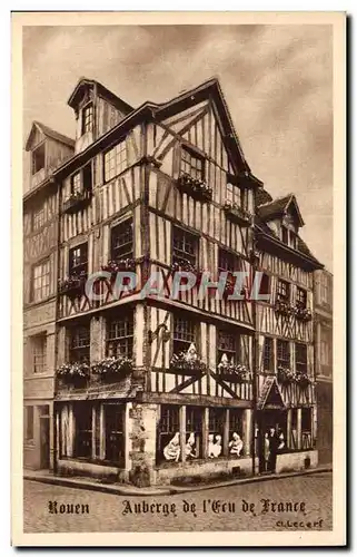 Rouen - L Auberge de l Eau de France - Ansichtskarte AK