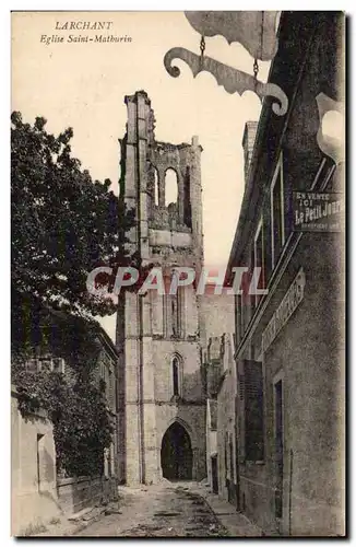 Larchant - Eglise Saint Matburin - Ansichtskarte AK