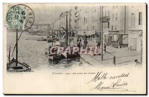 Toulon - Le Quai du Port - Cartes postales