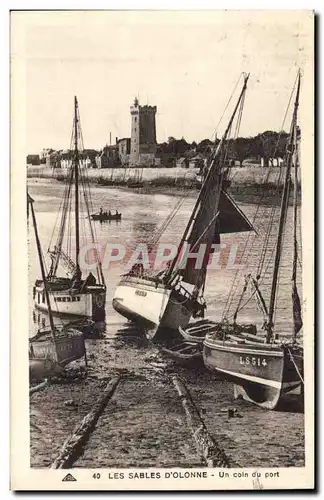 Sables d Olonne - Un Coin du Port - Cartes postales