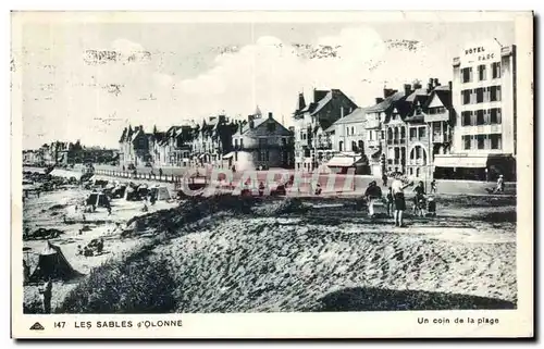 Sables d Olonne - Un Coin de la Plage - Cartes postales