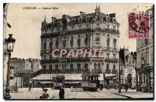 Limoges - Central Hotel - Cartes postales