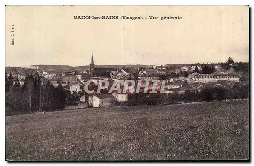 Bains les Bains - Vue Generale - Cartes postales