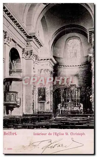 Belfort - Eglise St Christoph - Cartes postales