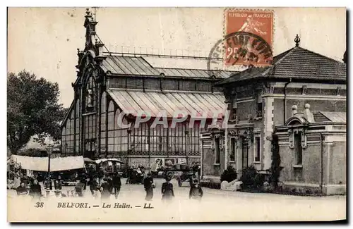 Belfort - Les Halles - Ansichtskarte AK