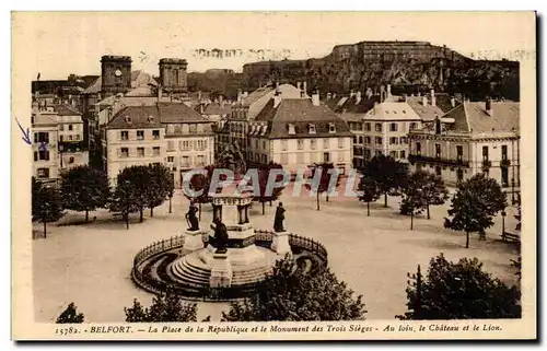 Belfort - La Place de la Republique - Cartes postales