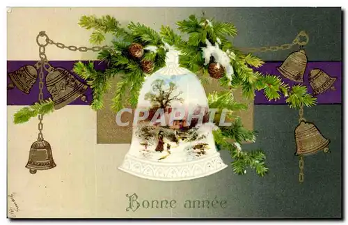 Fetes - Voeux - Bonne Anne - New Year - bells - Ansichtskarte AK