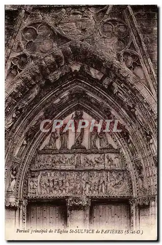 Favieres - L Eglise Saint Suplice - Cartes postales