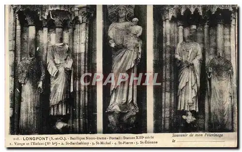 Longpont - Basilique Notre Dame - Cartes postales