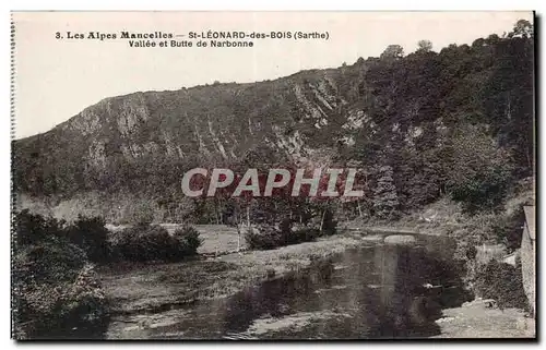 St Leonard des Bois - Vallee et Butte de Narbonne - Ansichtskarte AK