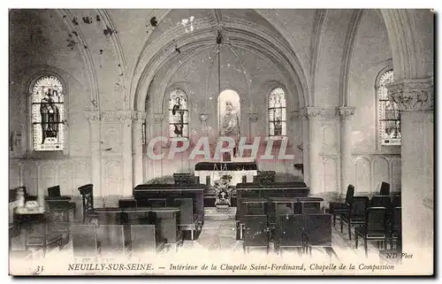 Neuilly sur Seine - Interieur de la Chapelle de Saint Ferdinand - Ansichtskarte AK